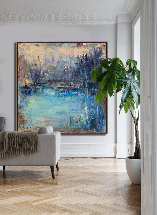 Abstract Landscape Oil Painting #LX67A